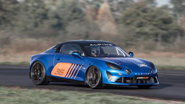 Alpine A110 Cup – front quarter
