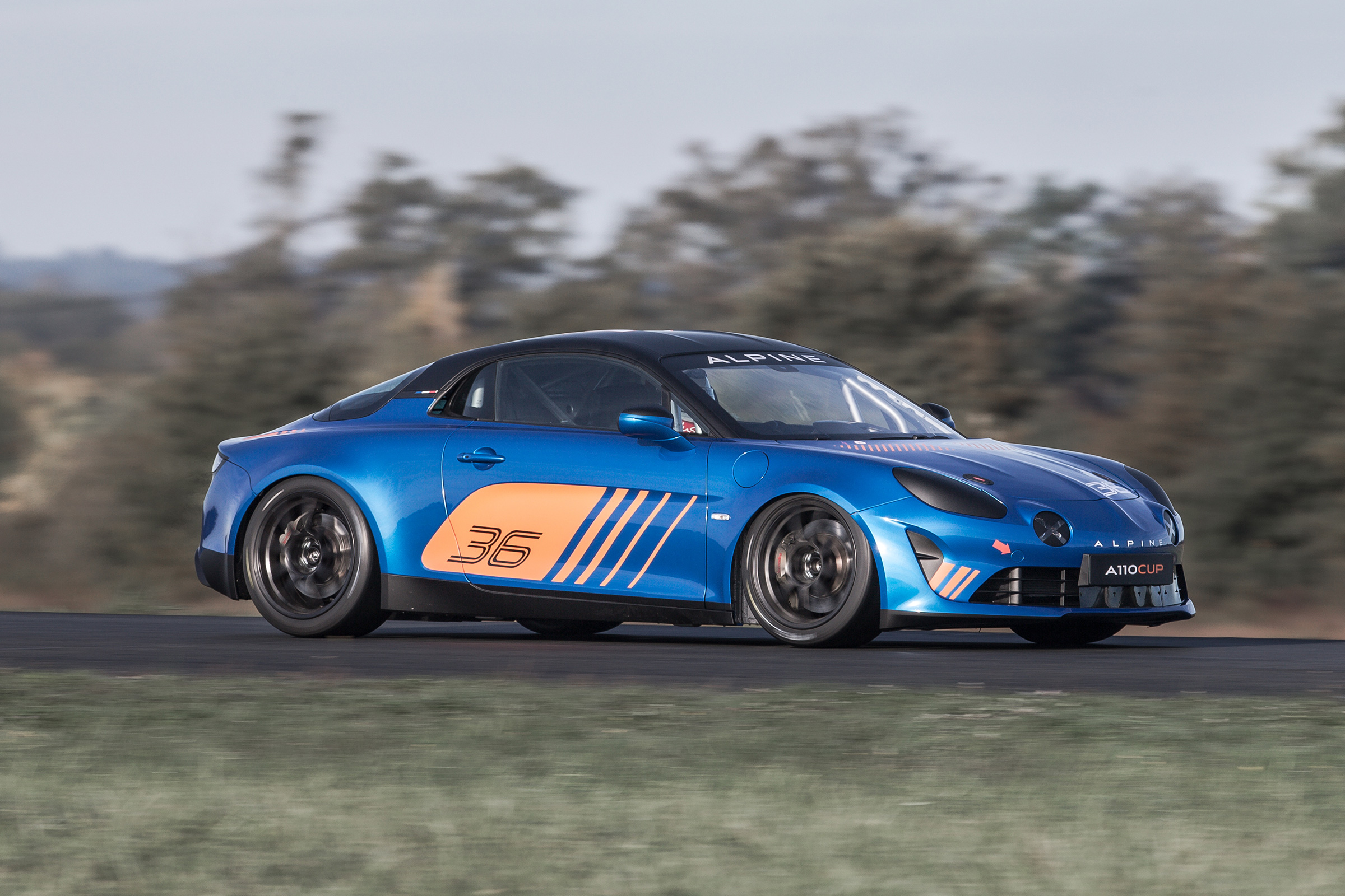 Alpine A110 Cup – front quarter