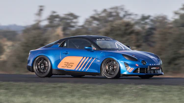 Alpine A110 Cup – front quarter