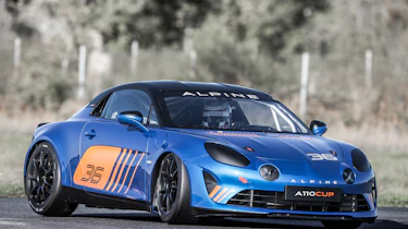 Alpine A110 Cup – front quarter