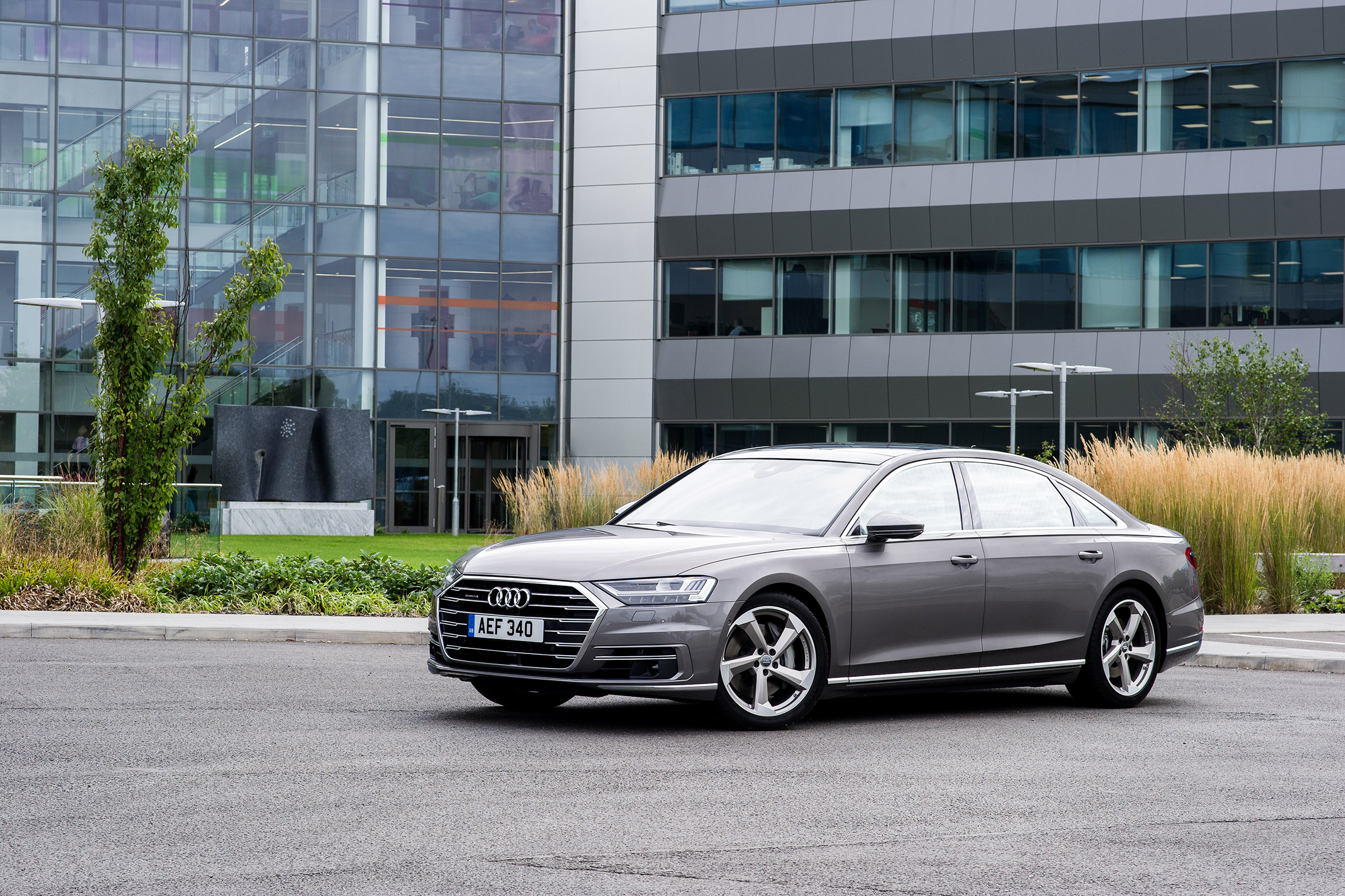 Audi A8 UK - front quarter
