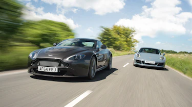 Porsche 911 Carrera GTS v Aston Martin V12 Vantage S
