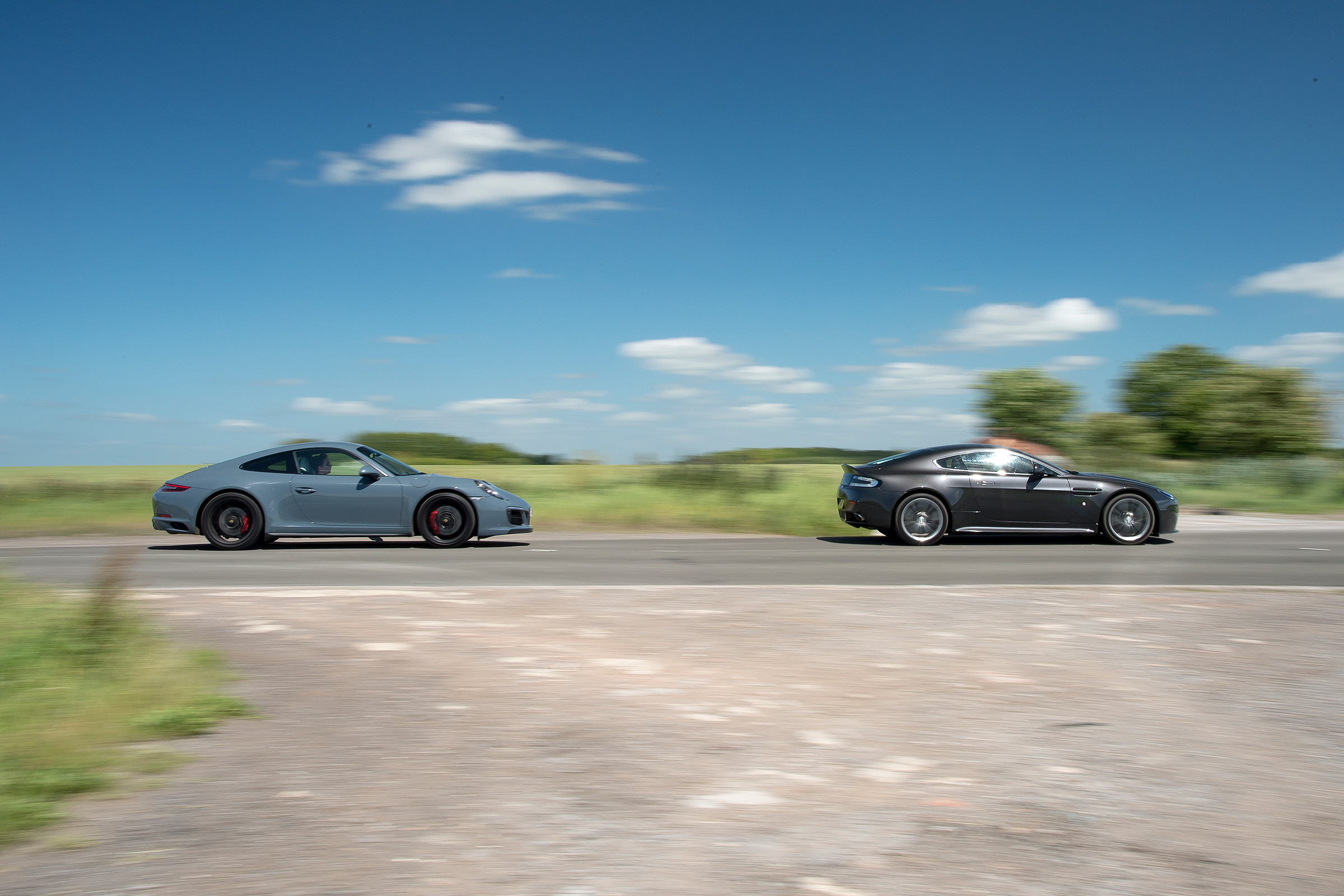 Porsche 911 Carrera GTS v Aston Martin V12 Vantage S