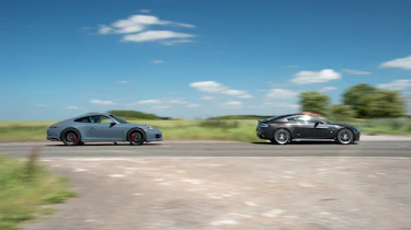 Porsche 911 Carrera GTS v Aston Martin V12 Vantage S