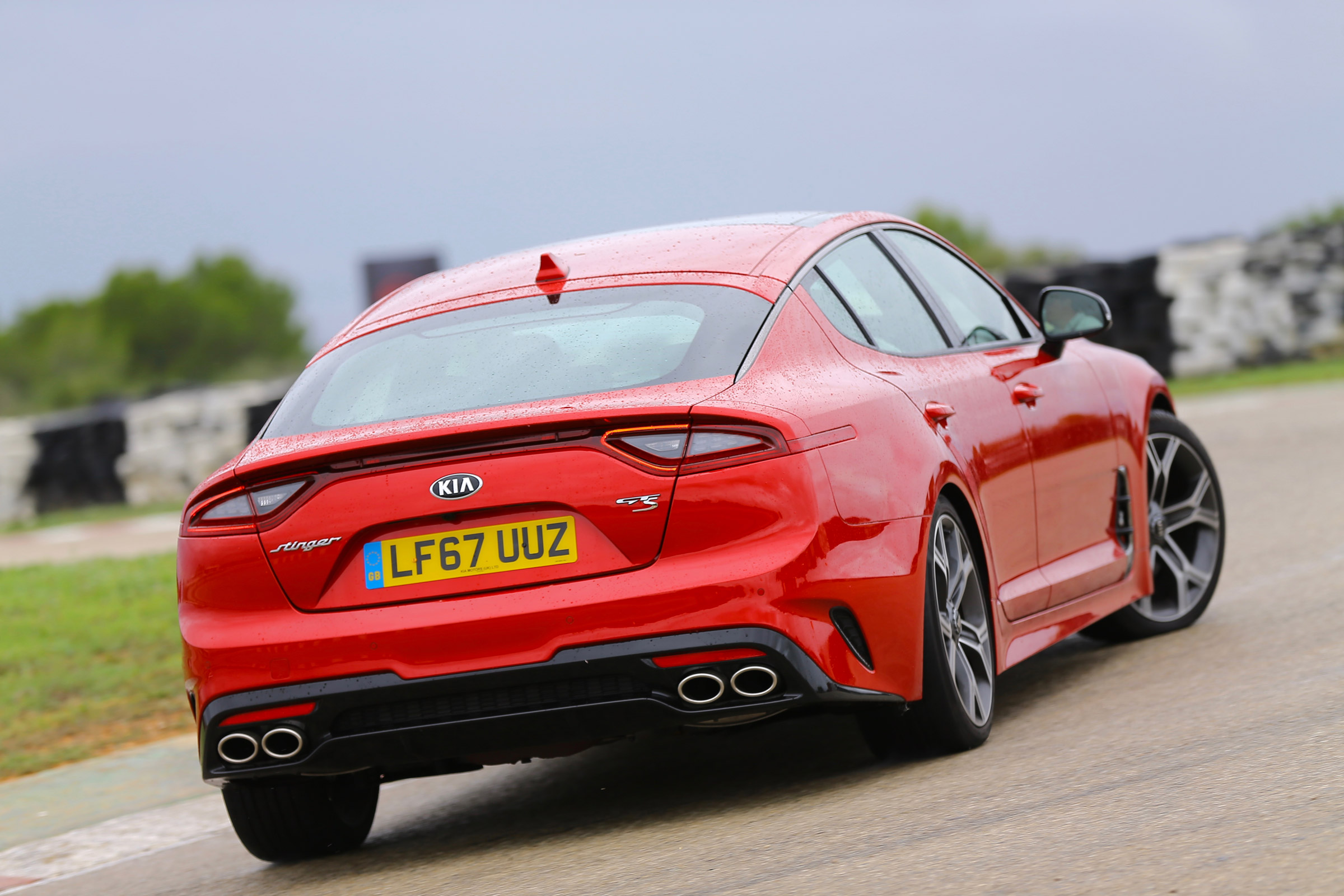 Kia Stinger GT-S UK - rear sideways