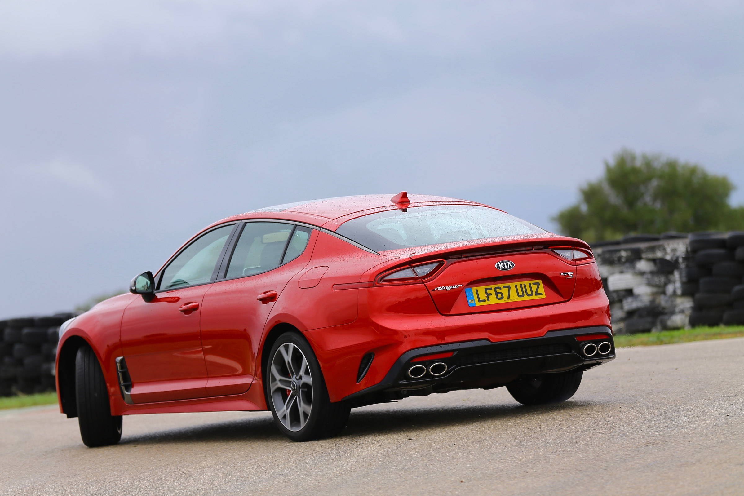 Kia Stinger GT-S UK - rear static