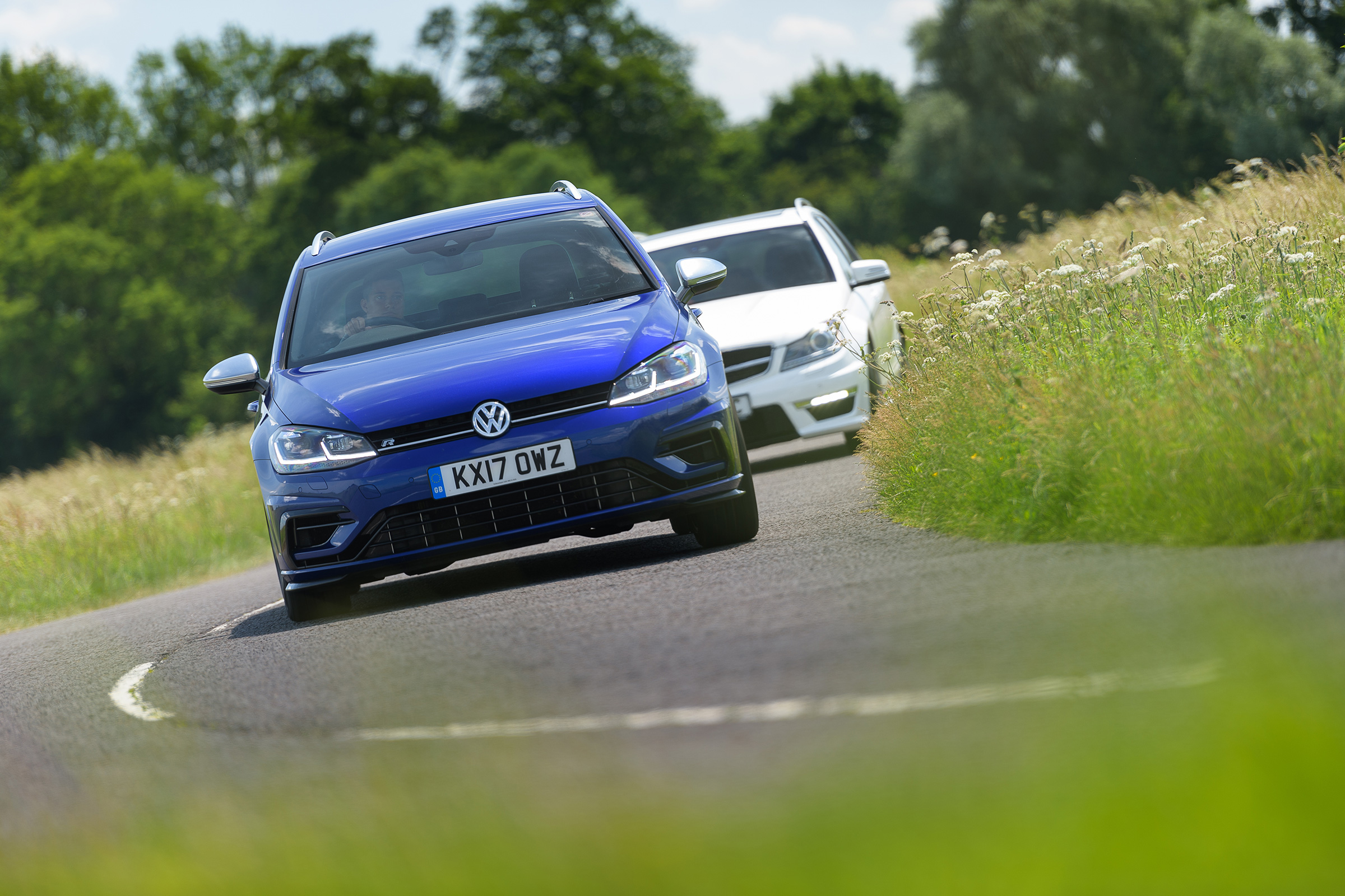 VW Golf R Estate v Mercedes  C63 AMG Estate