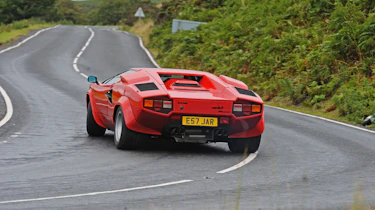 Lamborghini V12 group test Wales - Countach