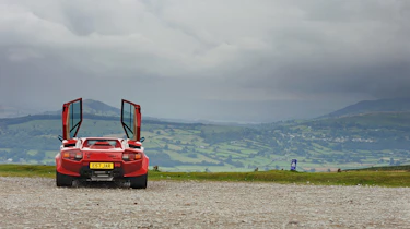 Lamborghini V12 group test Wales - doors up