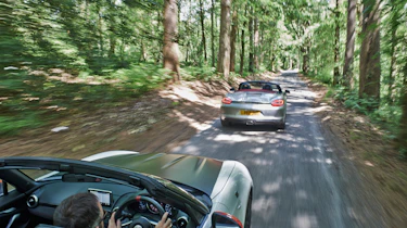 Abarth 124 Spider v Porsche Boxster