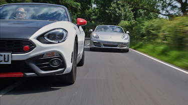 Abarth 124 Spider v Porsche Boxster