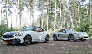 Abarth 124 Spider v Porsche Boxster