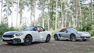 Abarth 124 Spider v Porsche Boxster