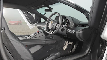 Lamborghini V12 group test Wales - Aventador interior