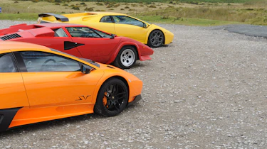 Lamborghini V12 group test Wales - triple