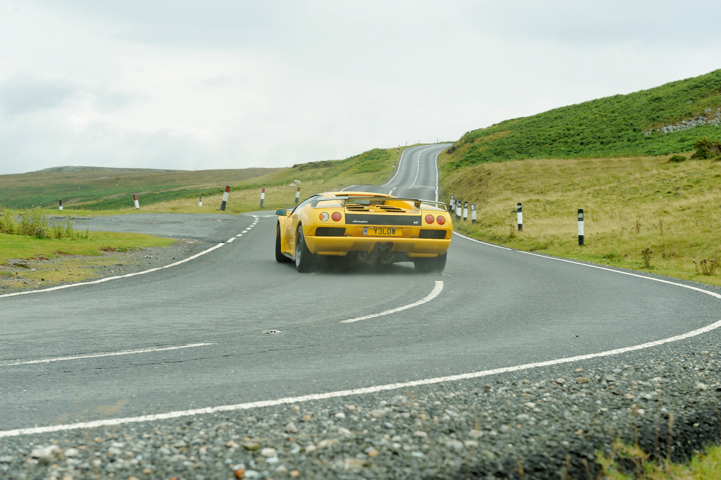 Lamborghini V12 group test Wales - Diablo