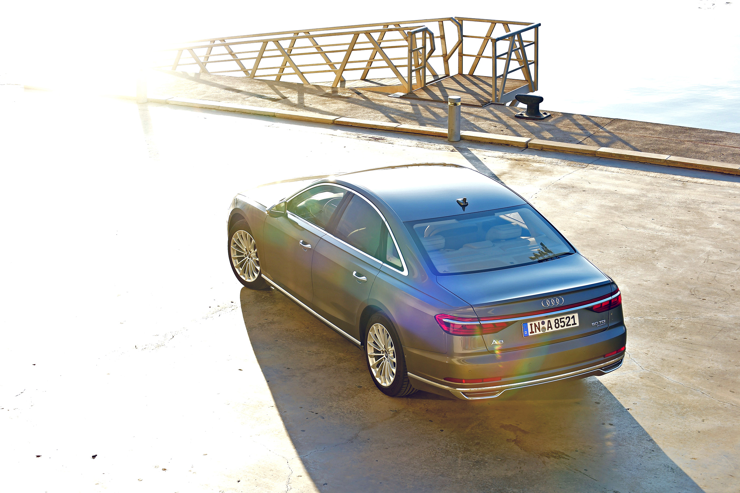 Audi A8 - top shot static
