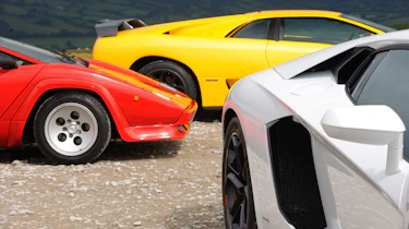 Lamborghini V12 group test Wales - scoops