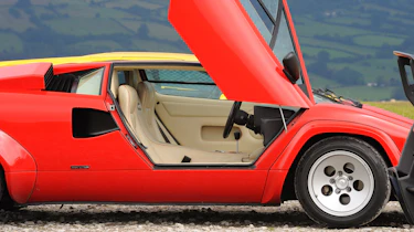 Lamborghini V12 group test Wales - countach