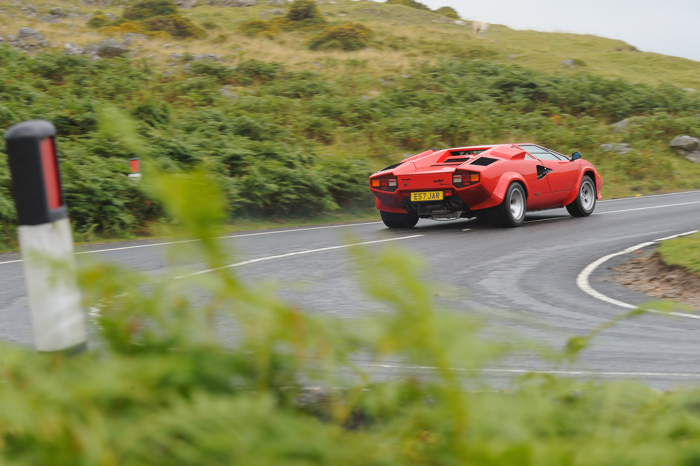 Lamborghini V12 group test Wales - slide