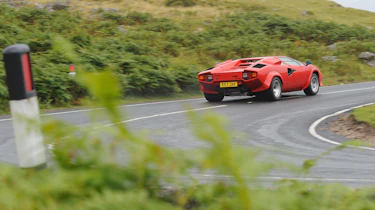 Lamborghini V12 group test Wales - slide