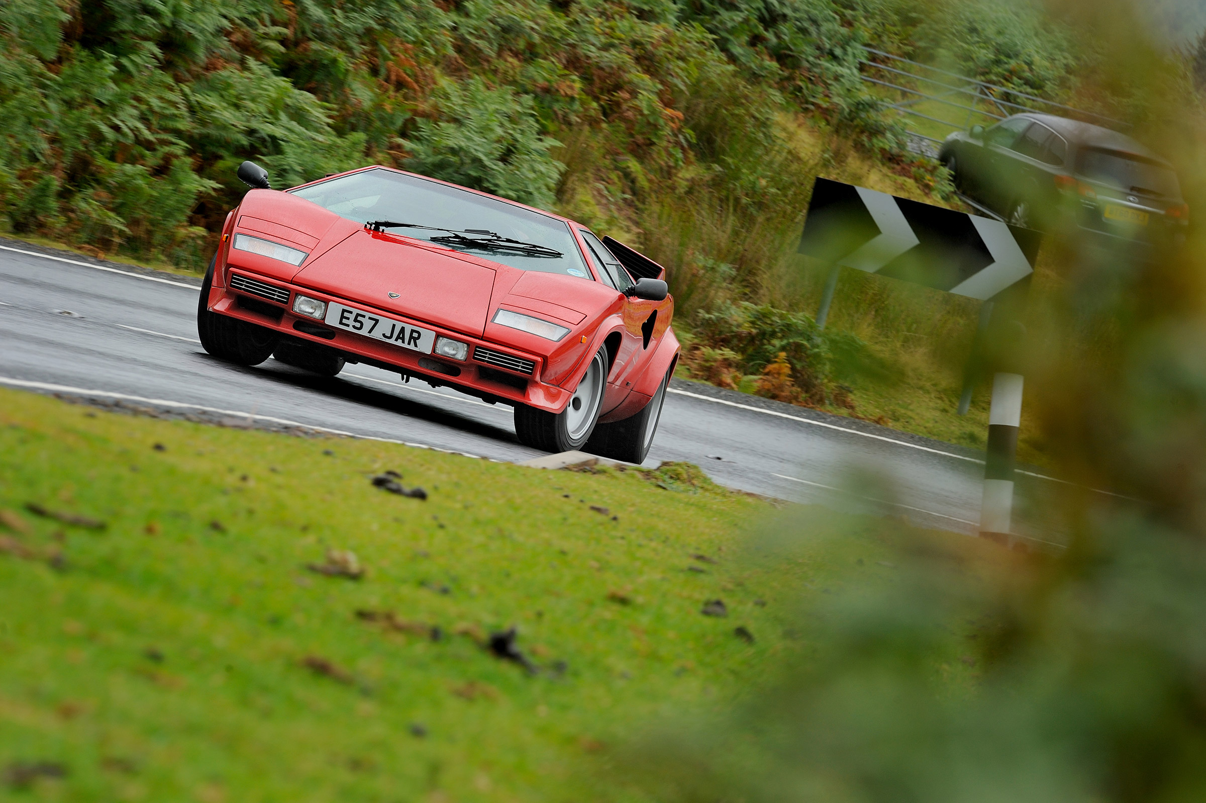 Lamborghini V12 group test Wales - countach silde