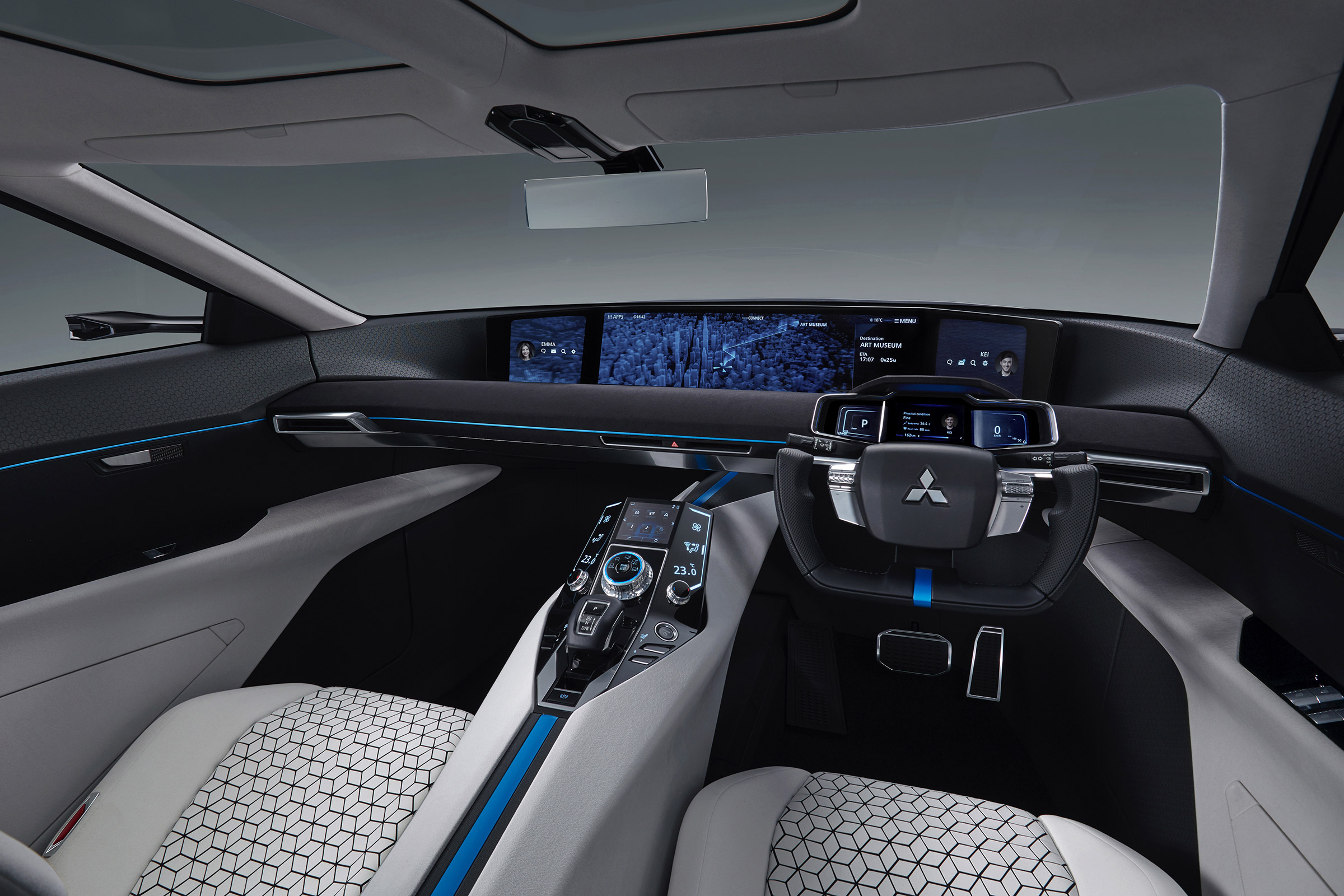 Mitsubishi e-Evolution interior
