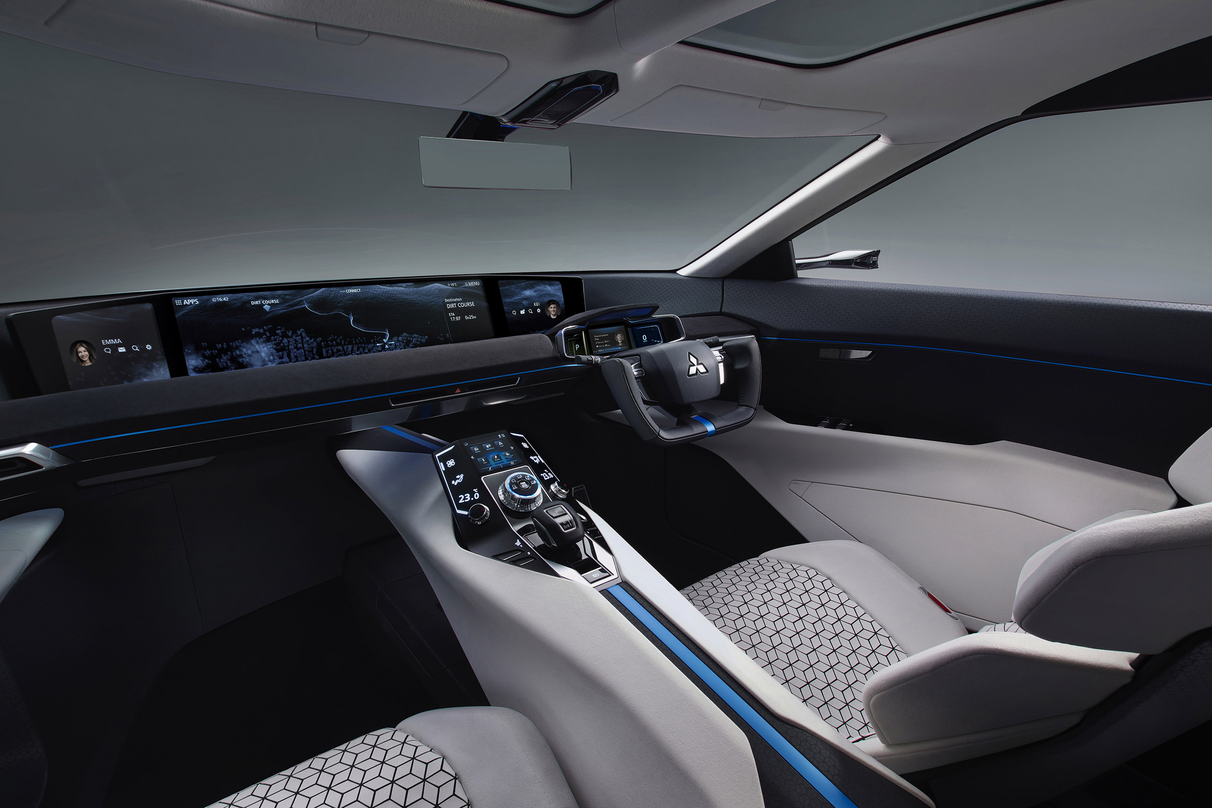 Mitsubishi e-Evolution interior