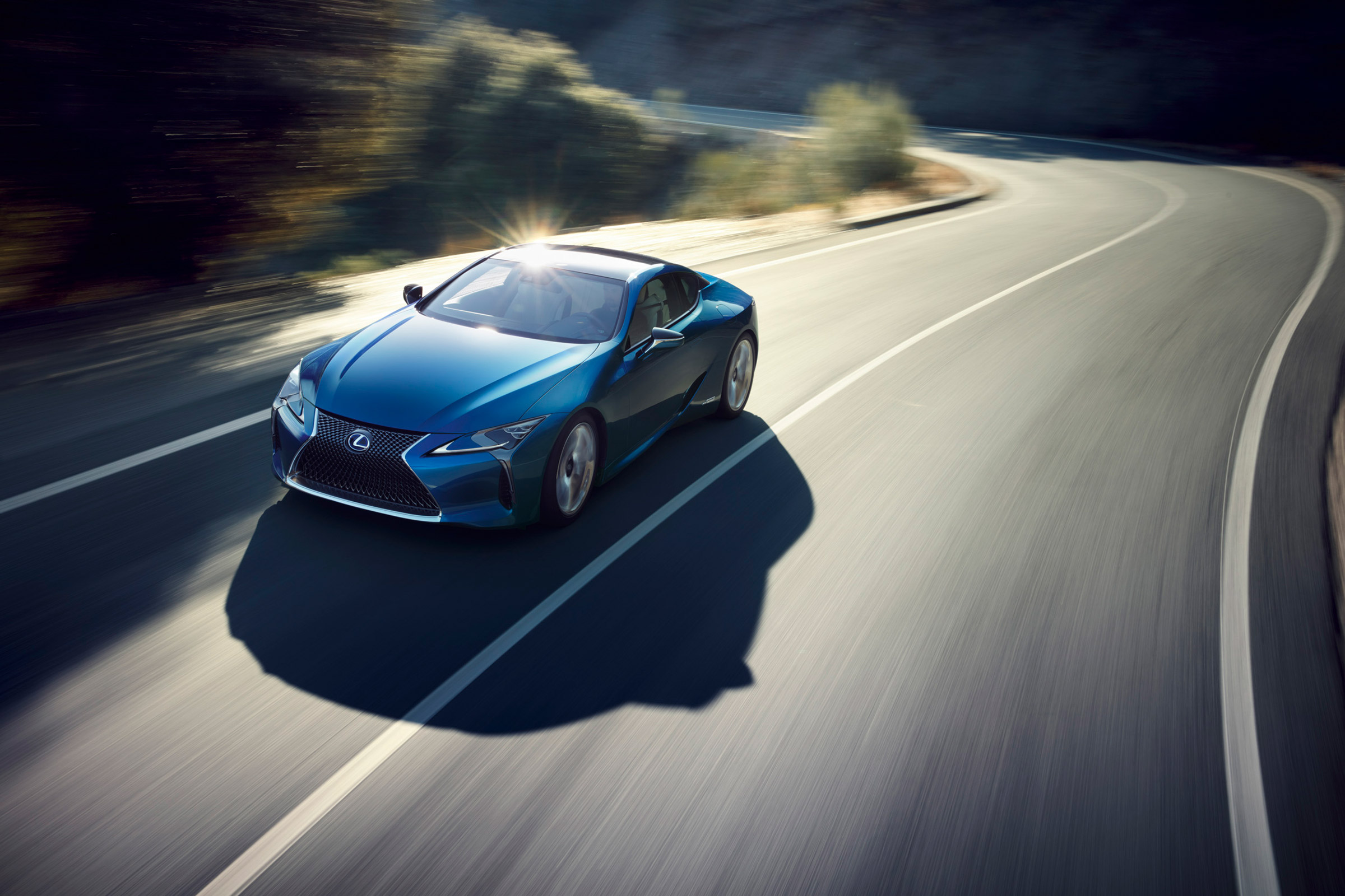 Lexus LC 500 Structural Blue edition - front