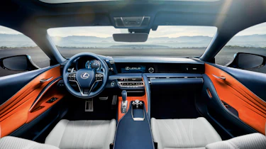 Lexus LC 500 Structural Blue edition - dash