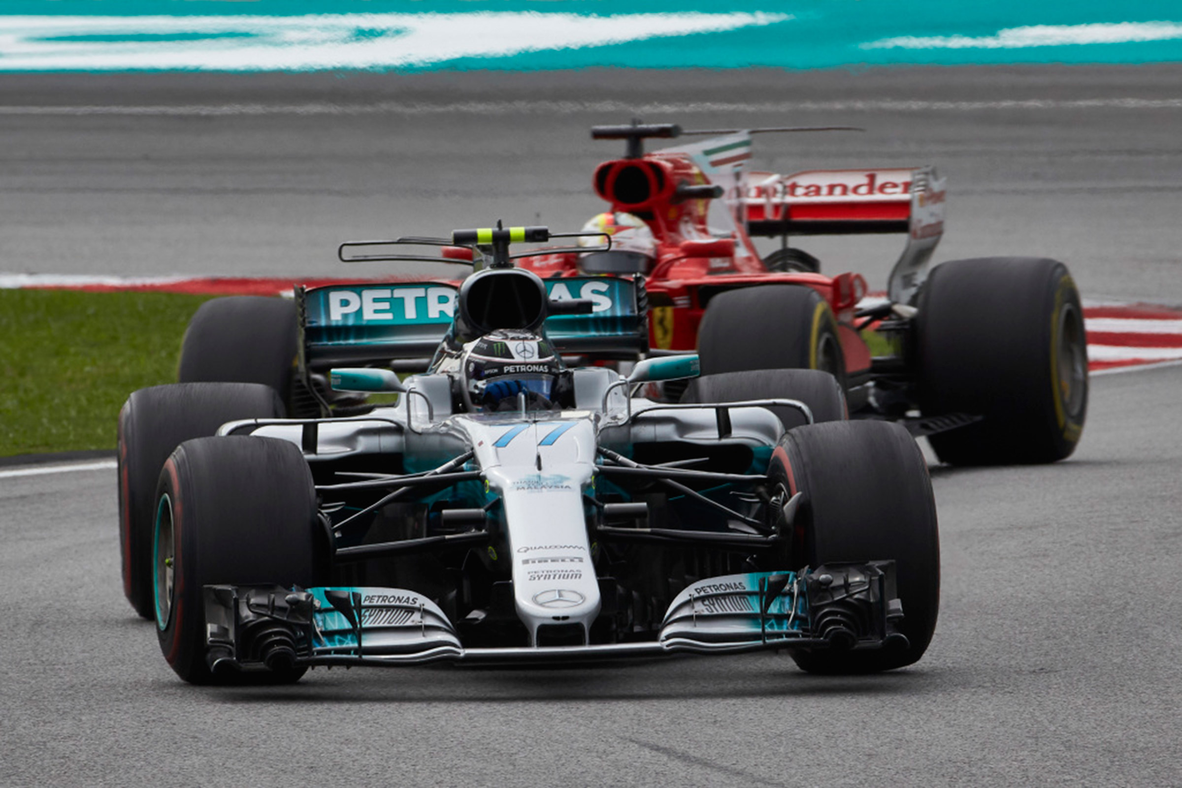 F1 Malaysia - Merc Ferrari