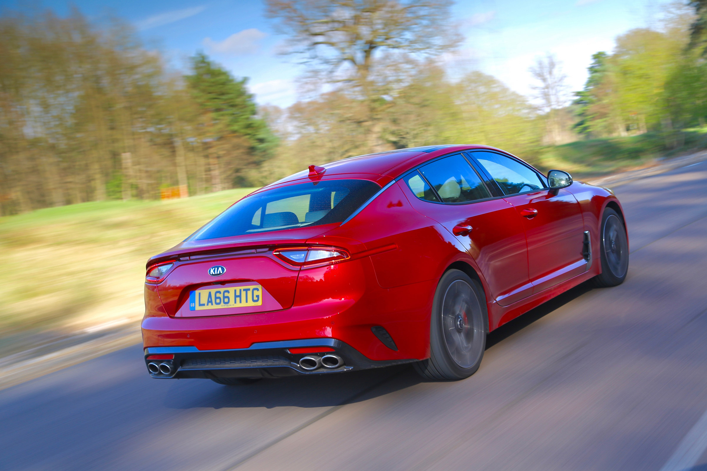 Kia Stinger GT press - rear