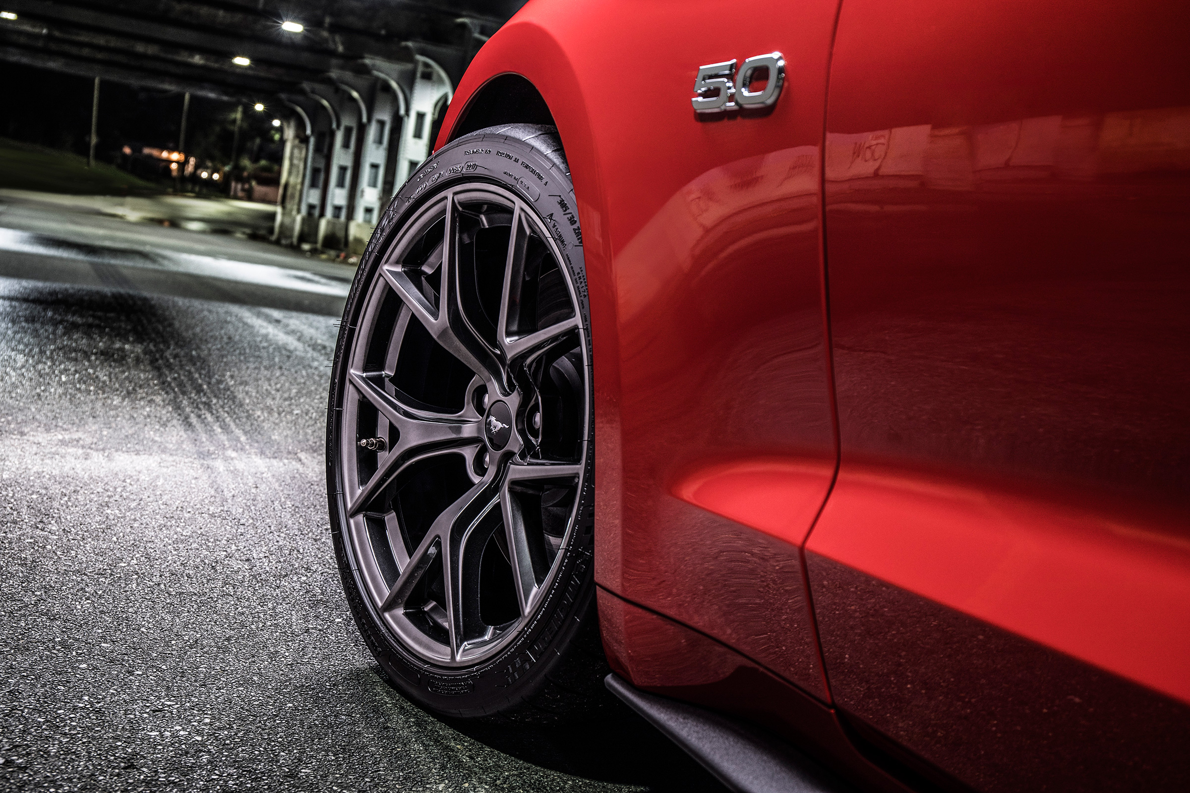Ford Mustang GT Performance Pack Level 2 – wheels/fender