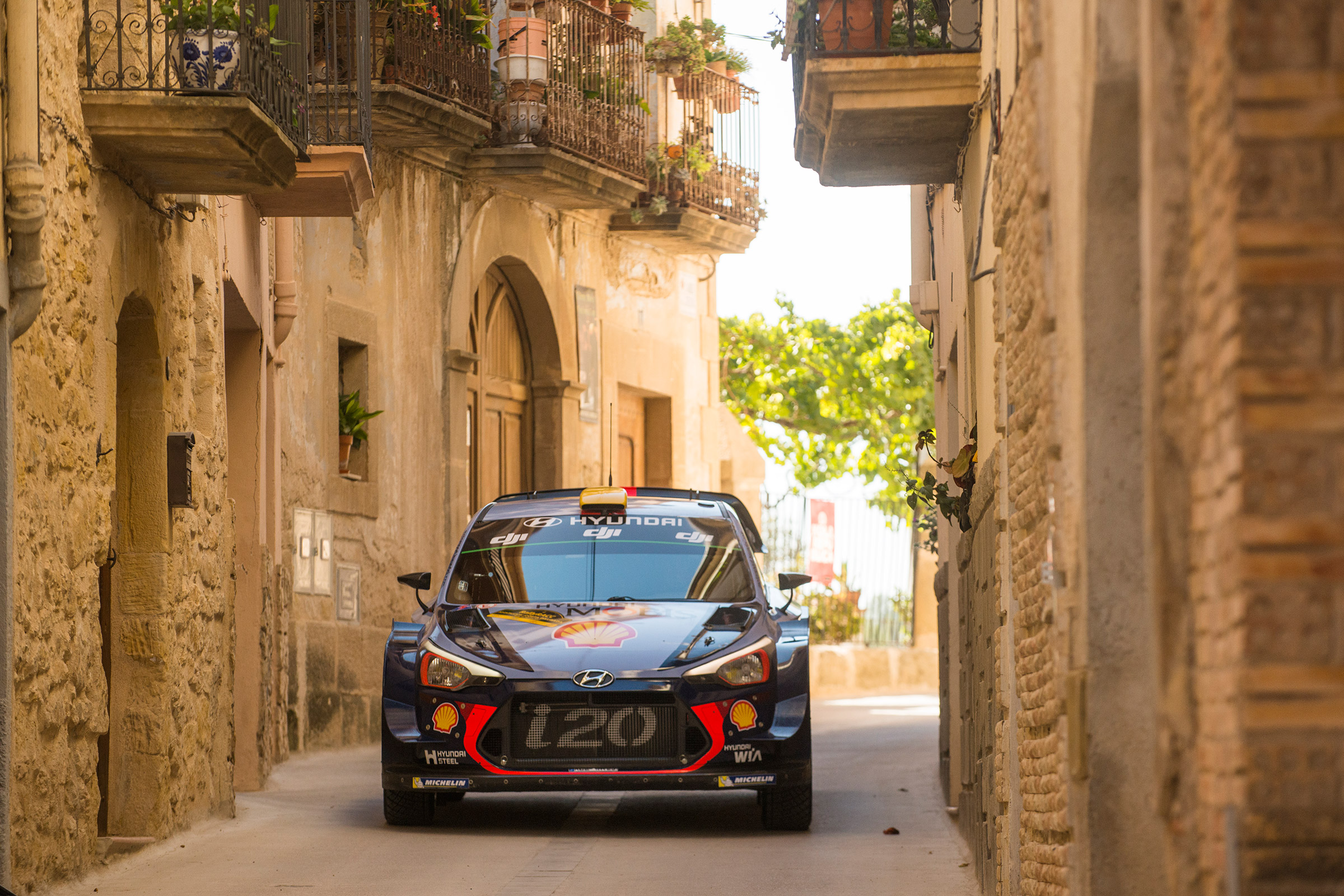 WRC Rally Catalunya - i20 front