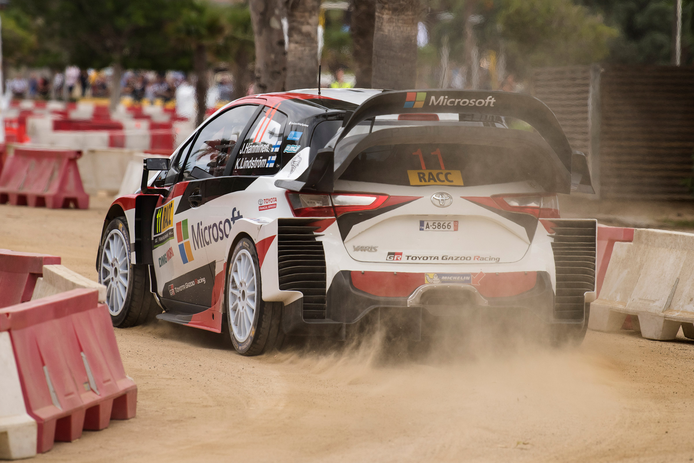 WRC Rally Catalunya - Toyota rear