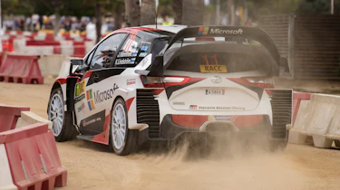 WRC Rally Catalunya - Toyota rear