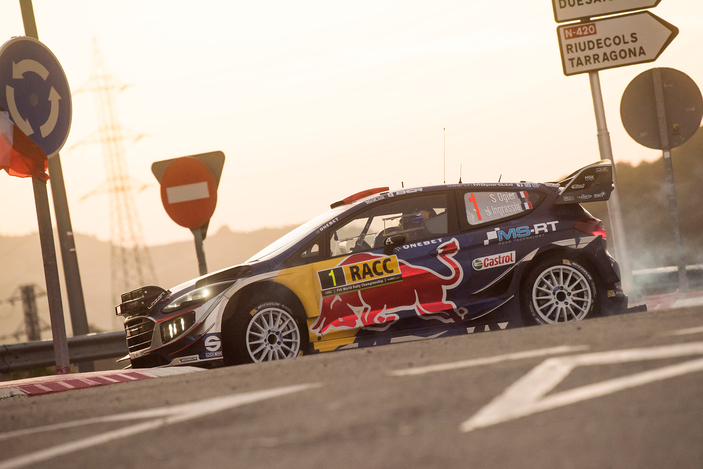 WRC Rally Catalunya - Ford front