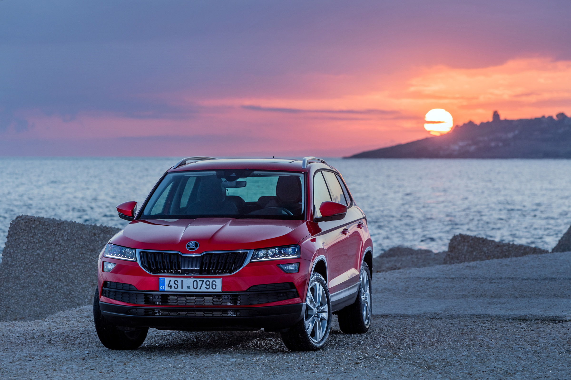 Skoda Karoq (red) - front