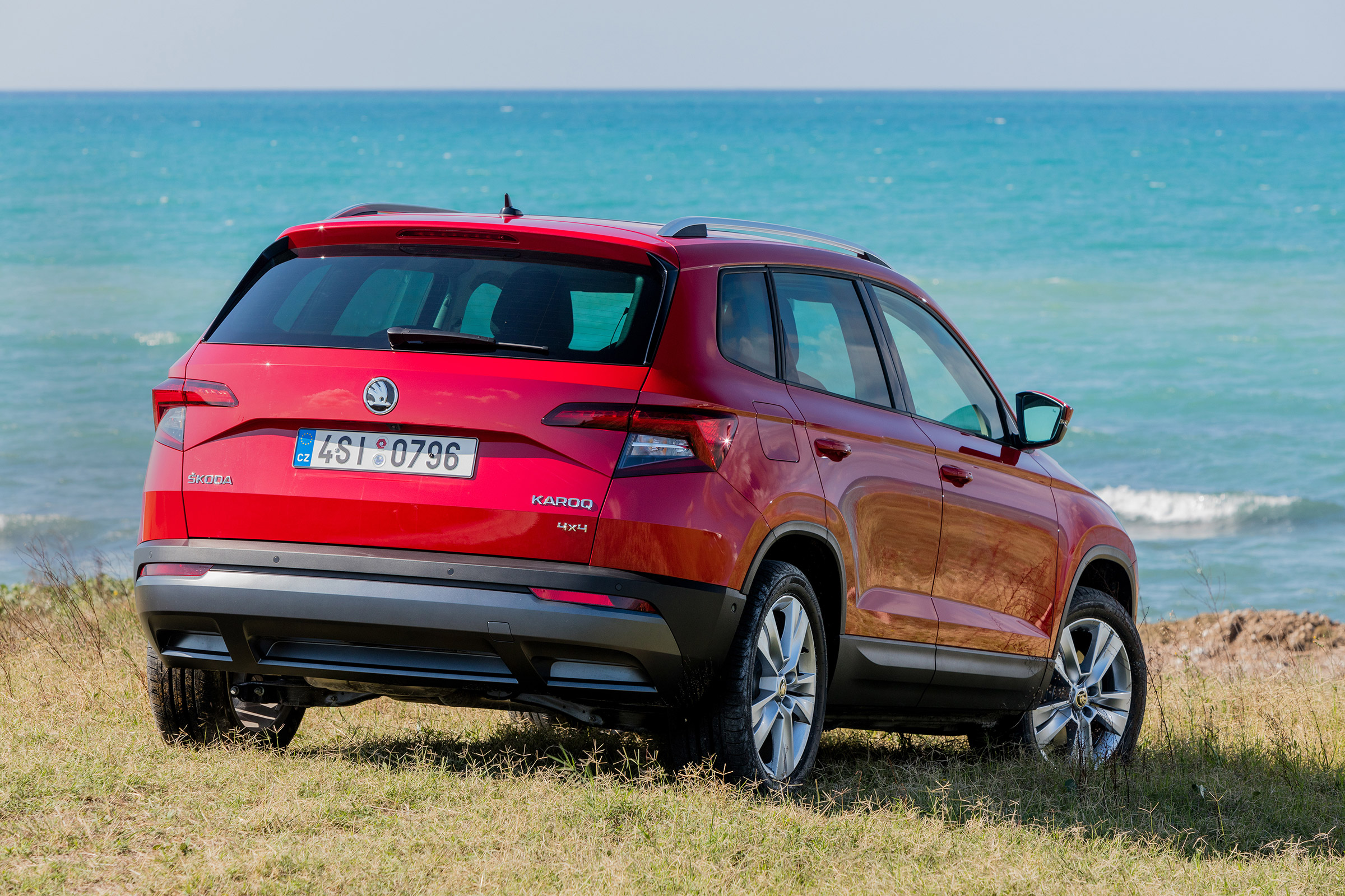 Skoda Karoq (red) - rear