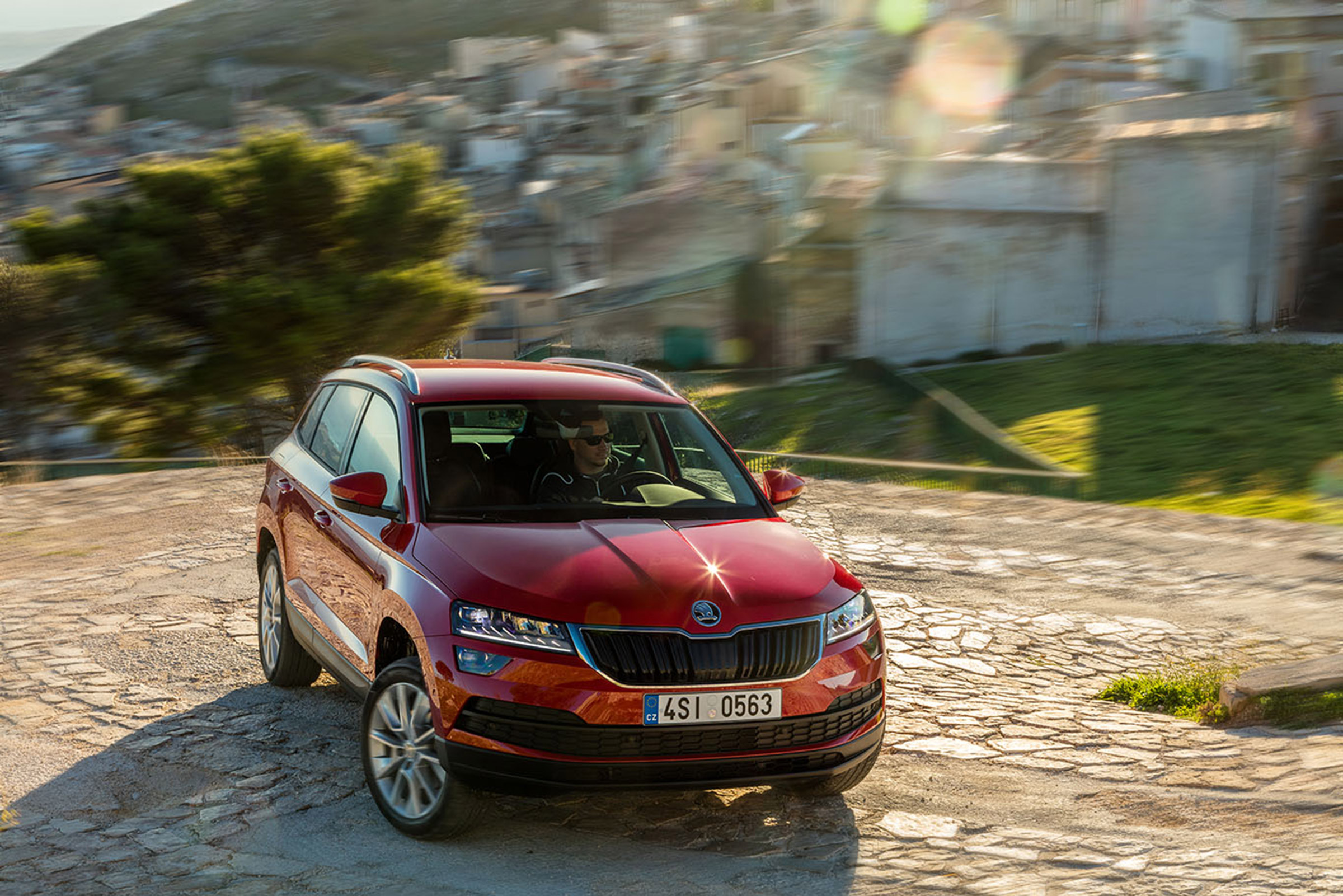 Skoda Karoq (red) - turn
