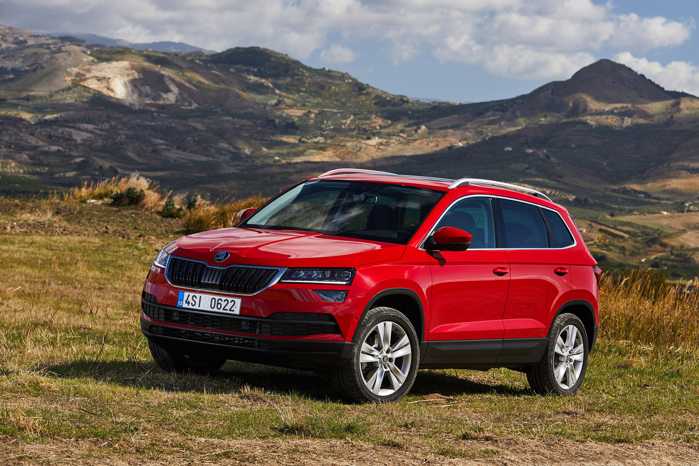 Skoda Karoq (red) - front