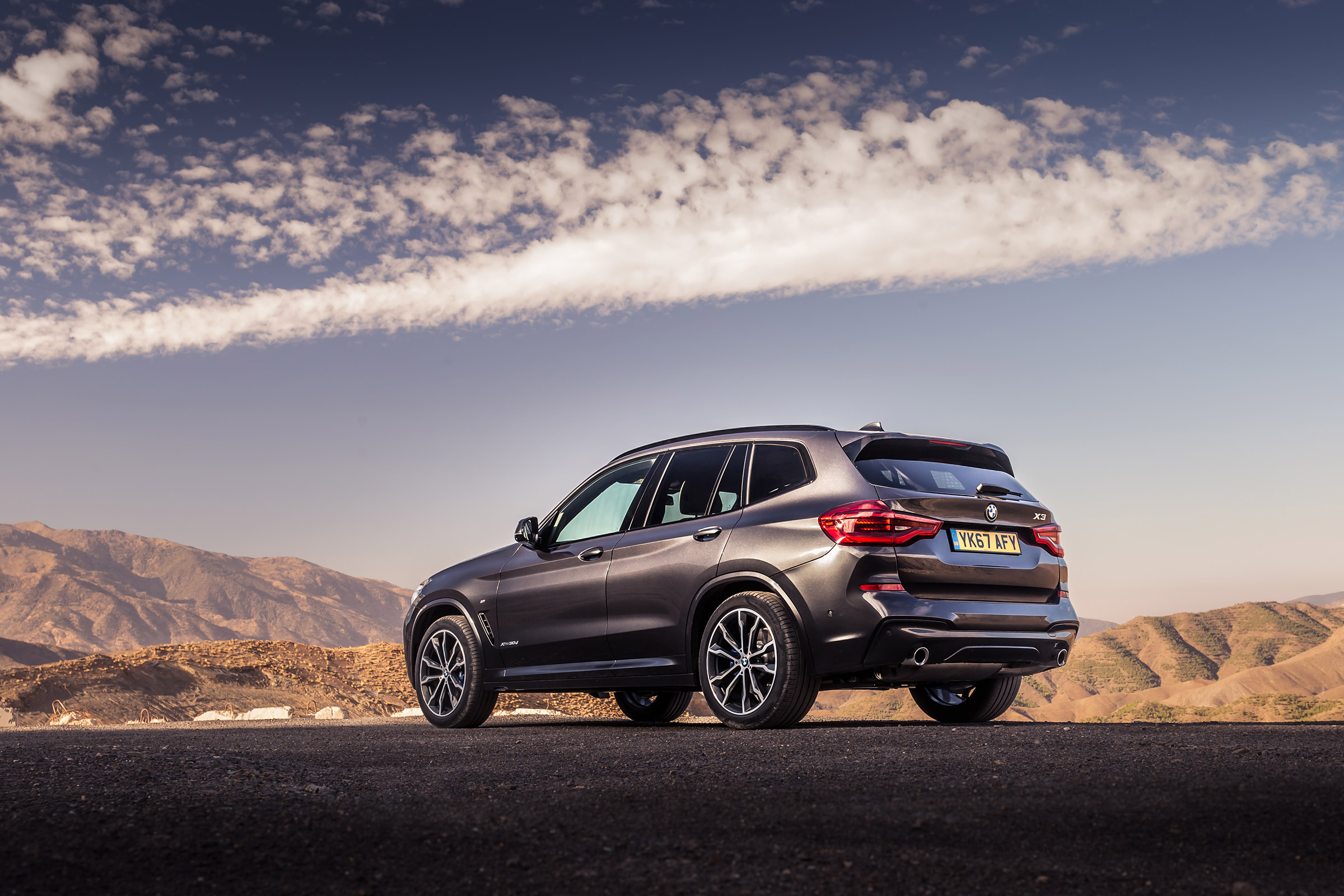 BMW X3 30d M Sport - rear quarter