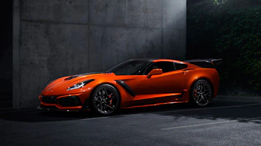 Corvette ZR1 - orange front quarter