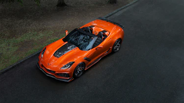 Chevrolet Corvette ZR1 convertible – top shot