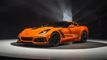 Corvette ZR1 - orange front quarter