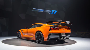 Corvette ZR1 - rear quarter orange