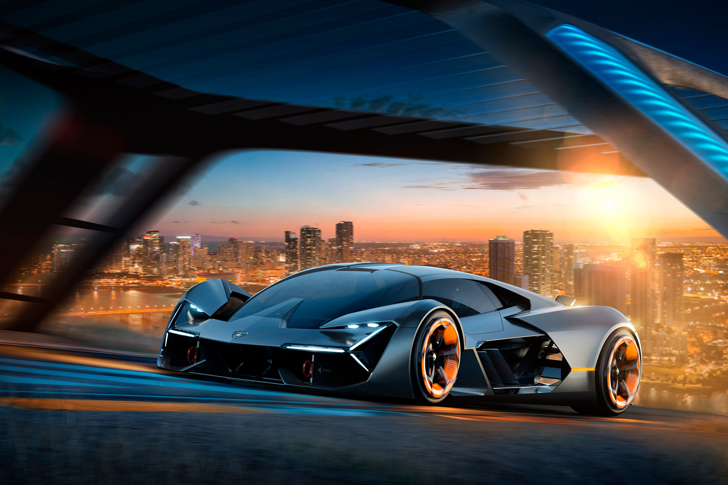 Lamborghini Terzo Millennio - gen front