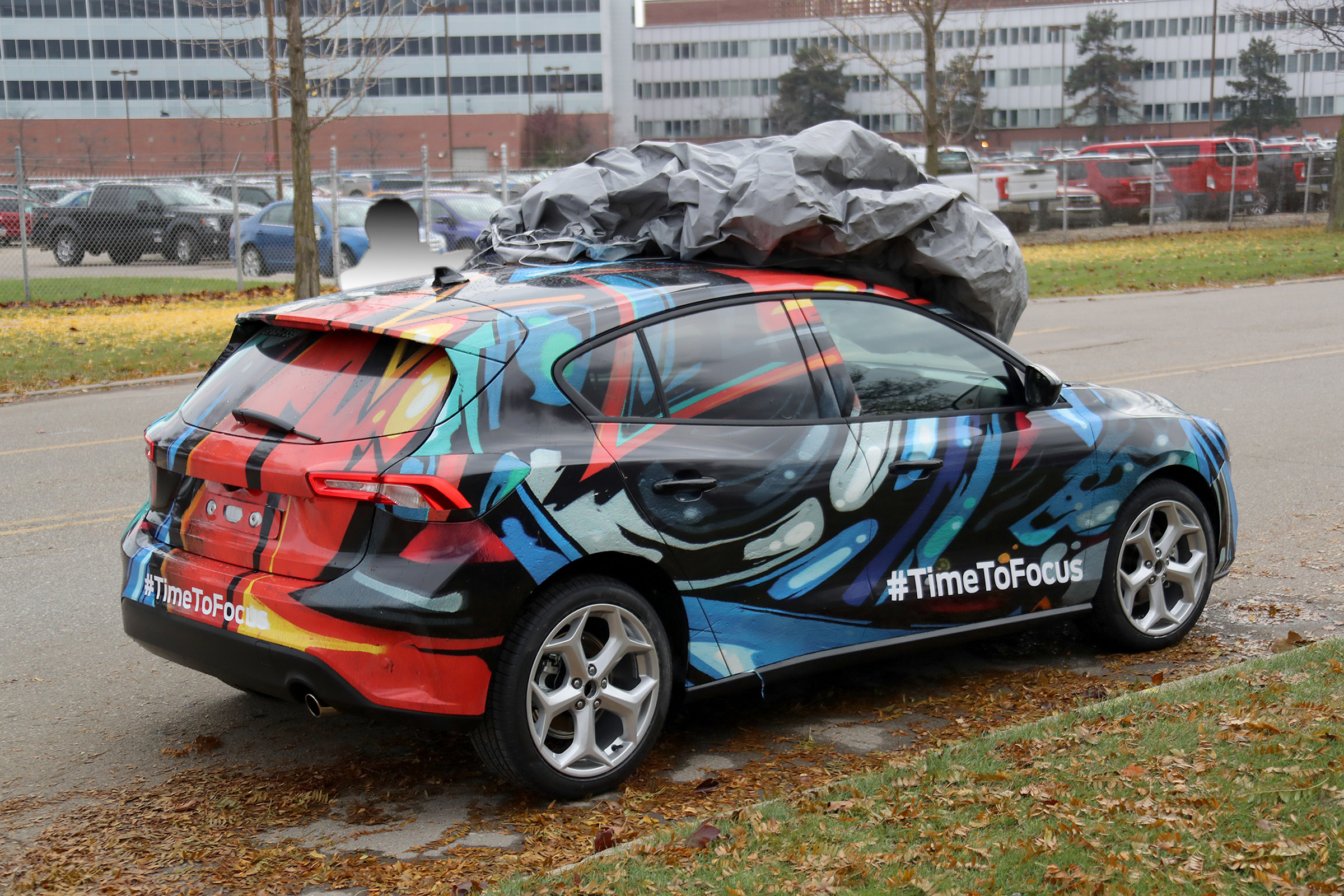 2018 Ford Focus - spied rear quarter
