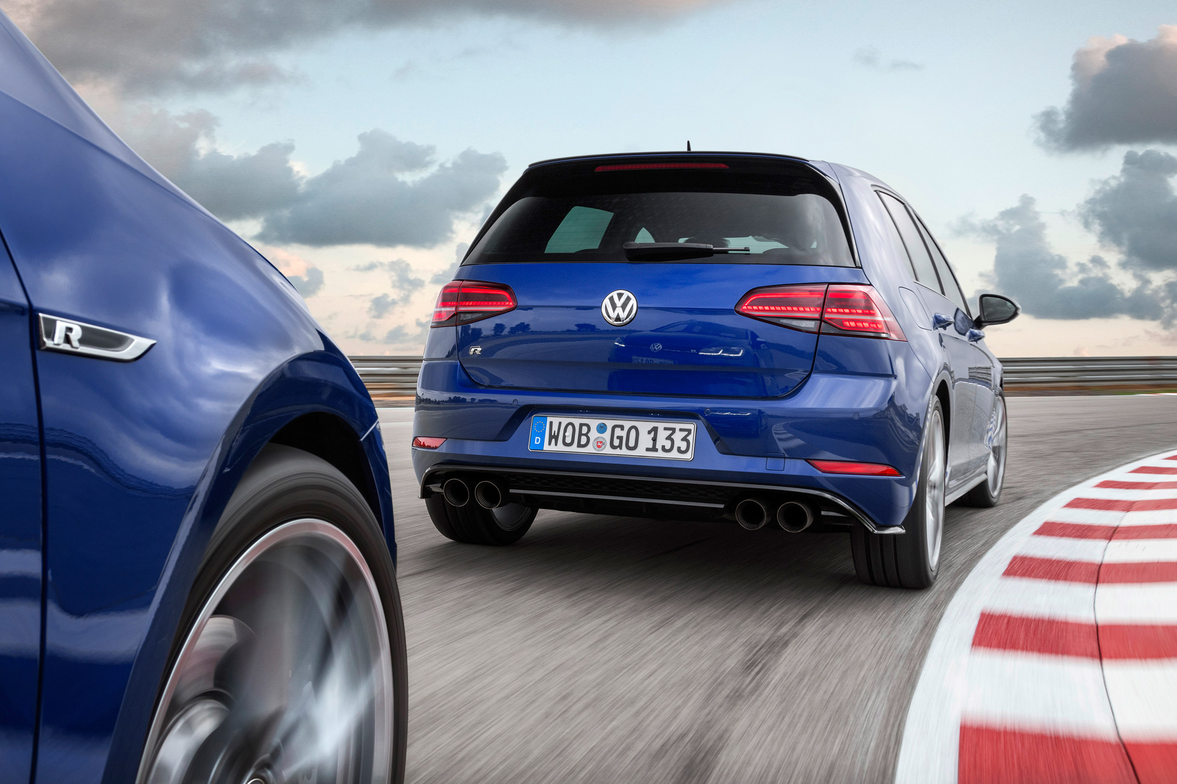 Volkswagen Golf R PP for UK - rear driving