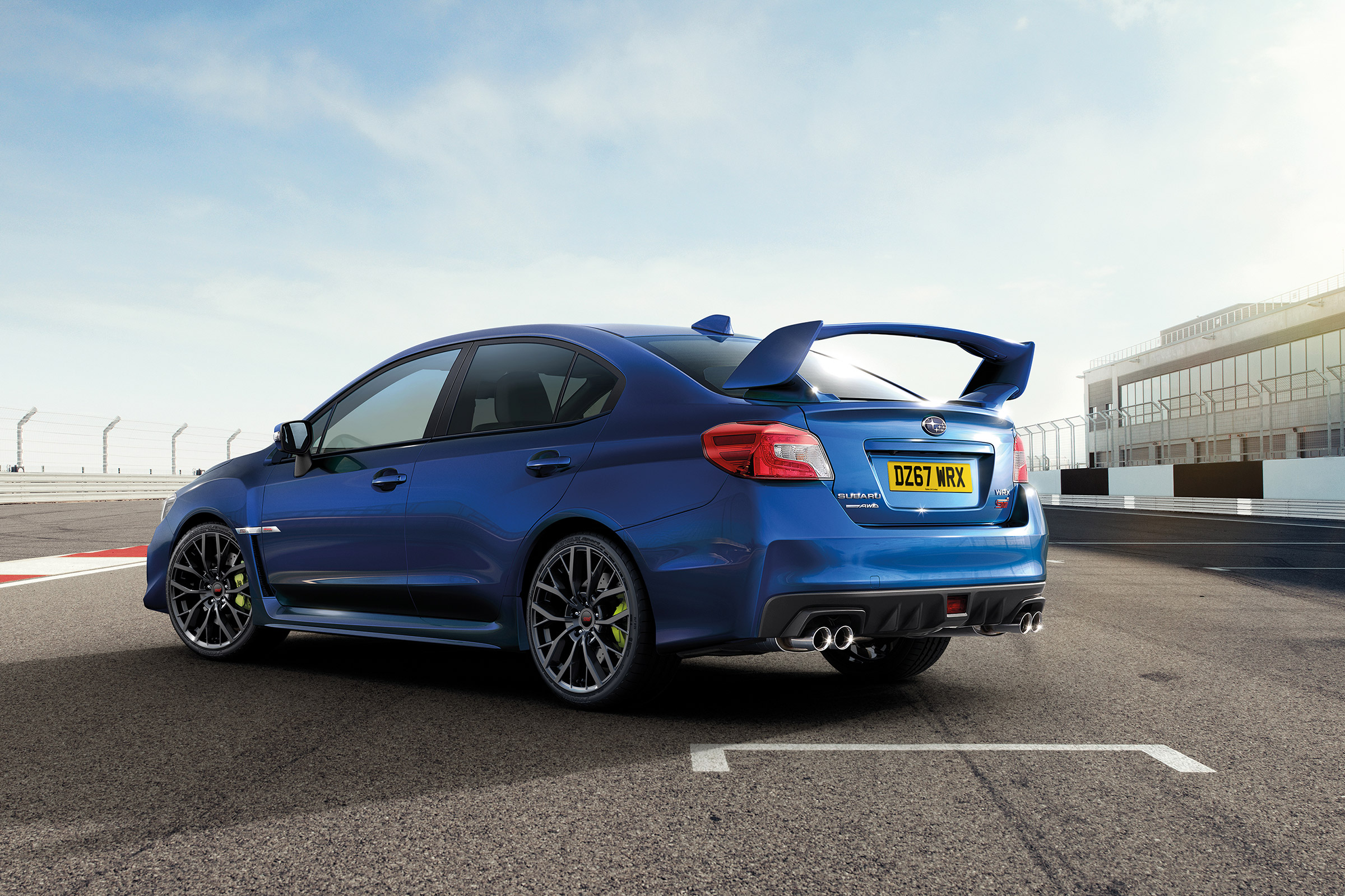 Subaru celebrates final WRX STI rear quarter